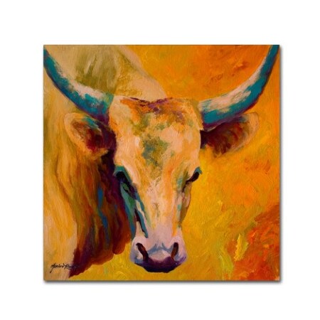 Trademark Fine Art Marion Rose 'Creamy Texan' Canvas Art, 18x18 ALI7713-C1818GG